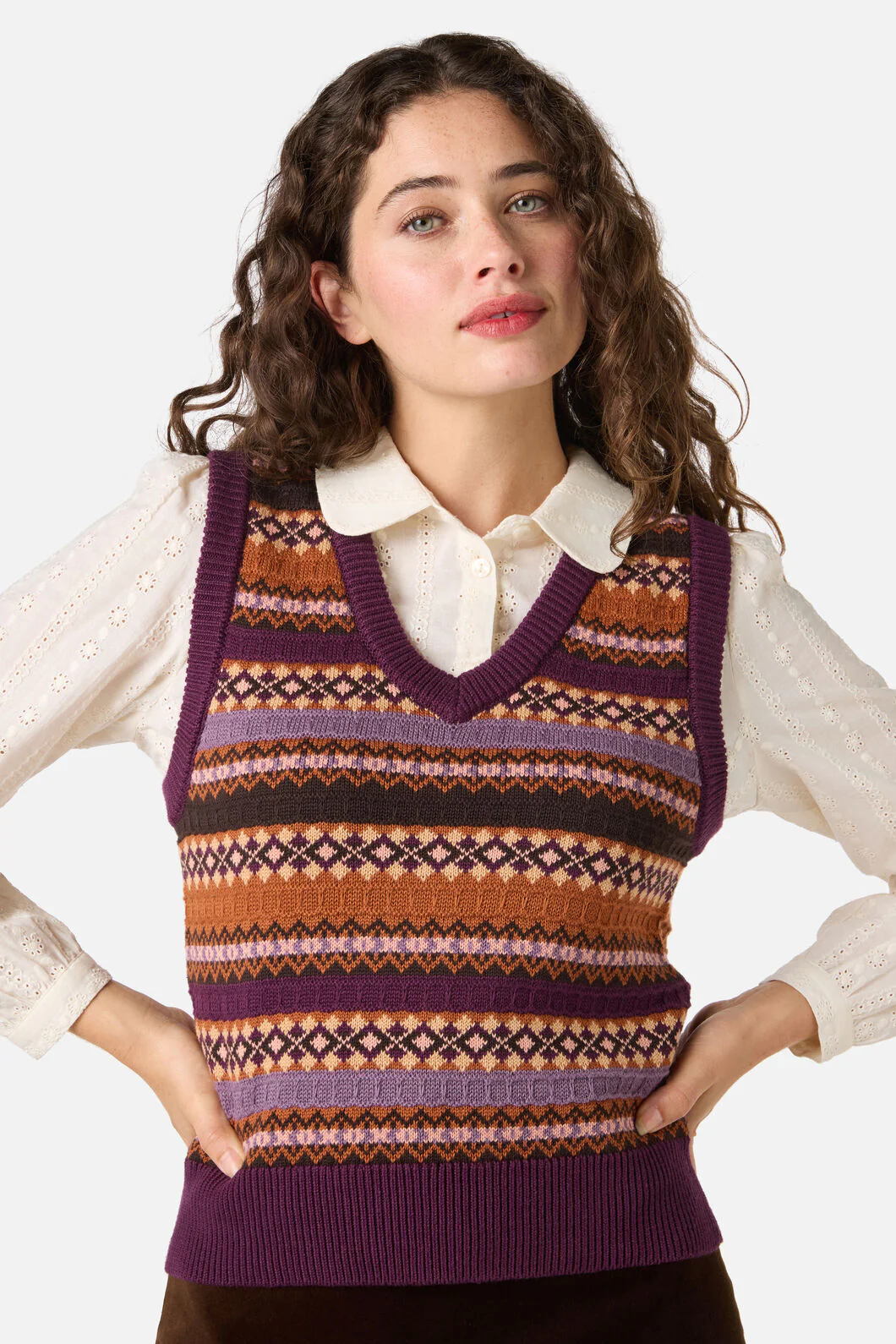 Fairisle Knit Vest - Image 6