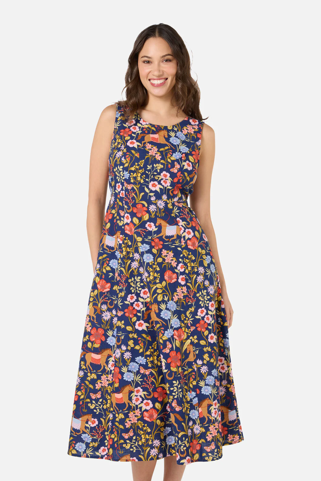 Fancy Horses Midi Dress - Image 6