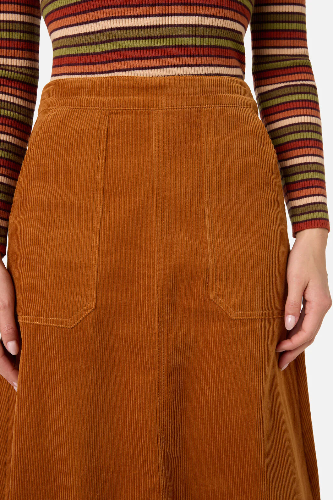Felicity Cord Midi Skirt - Image 5