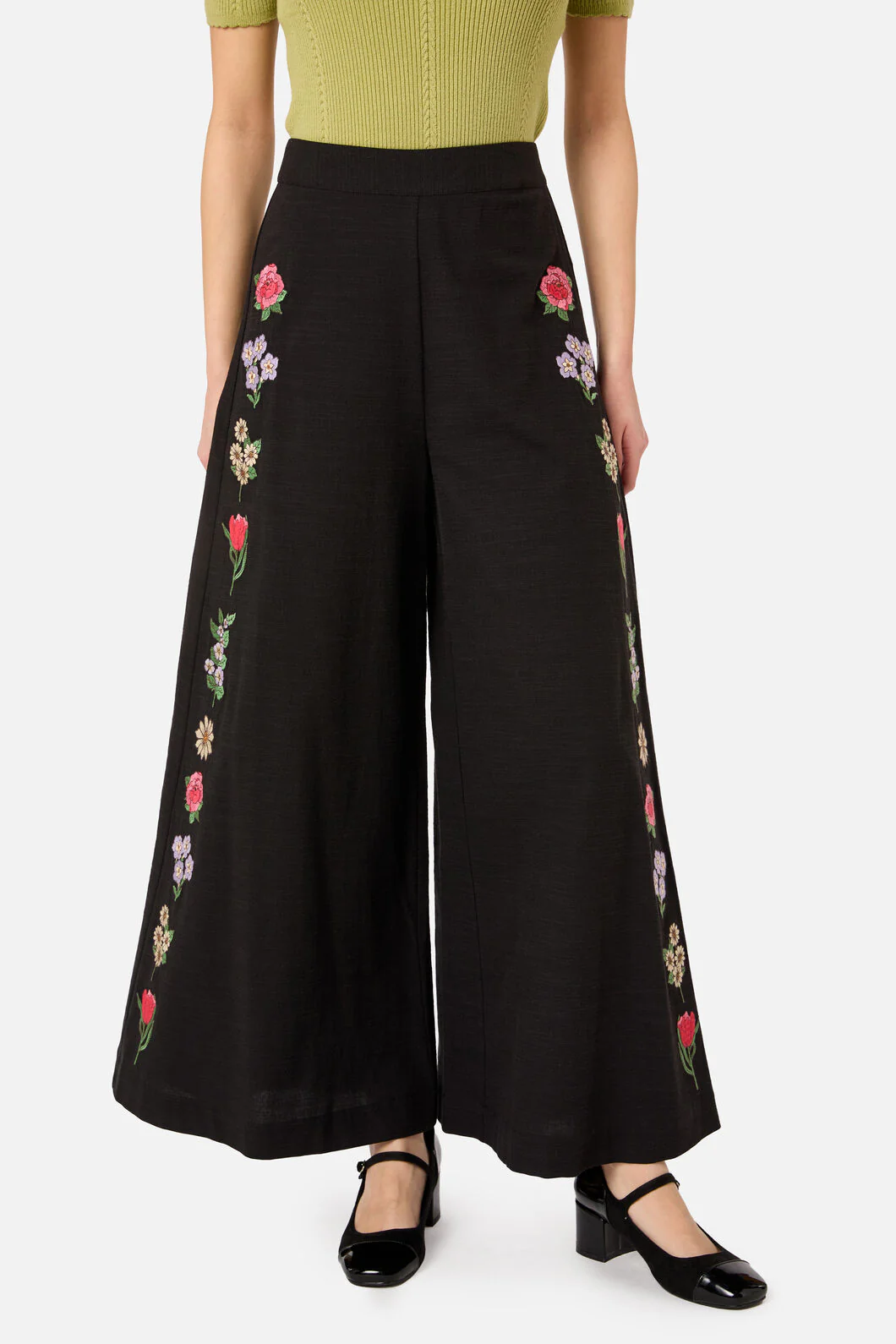 Fleur Embroidered Pant - Image 4
