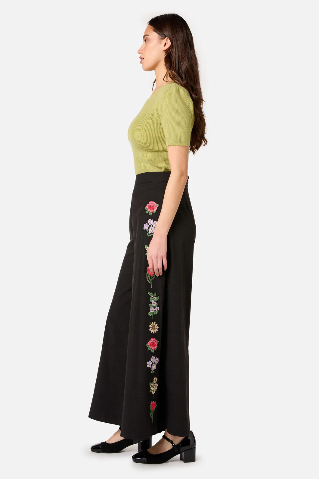 Fleur Embroidered Pant - Image 5