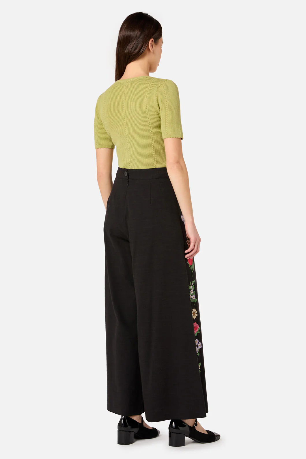 Fleur Embroidered Pant - Image 6