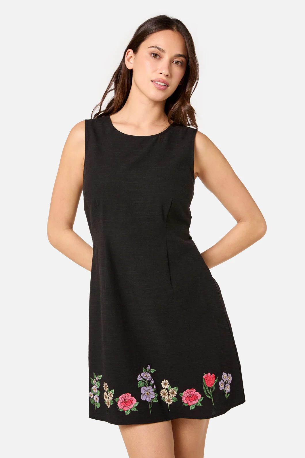 Fleur Embroidered Shift Dress - Image 7