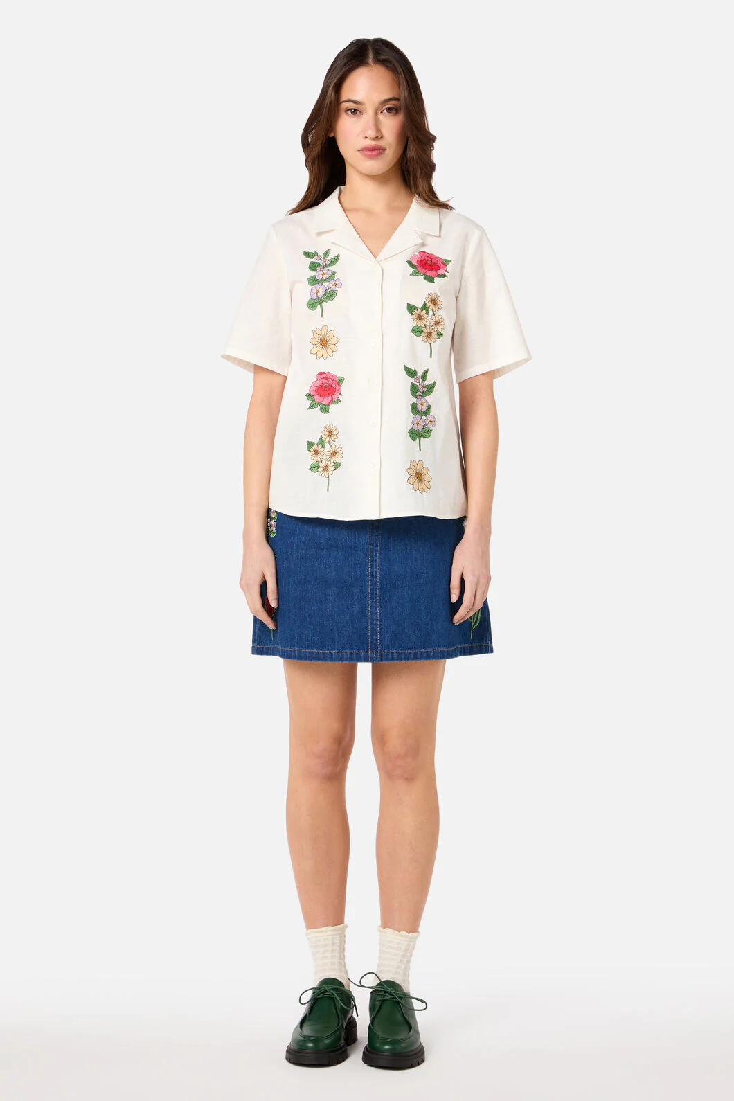 Fleur Embroidered Shirt - Image 5