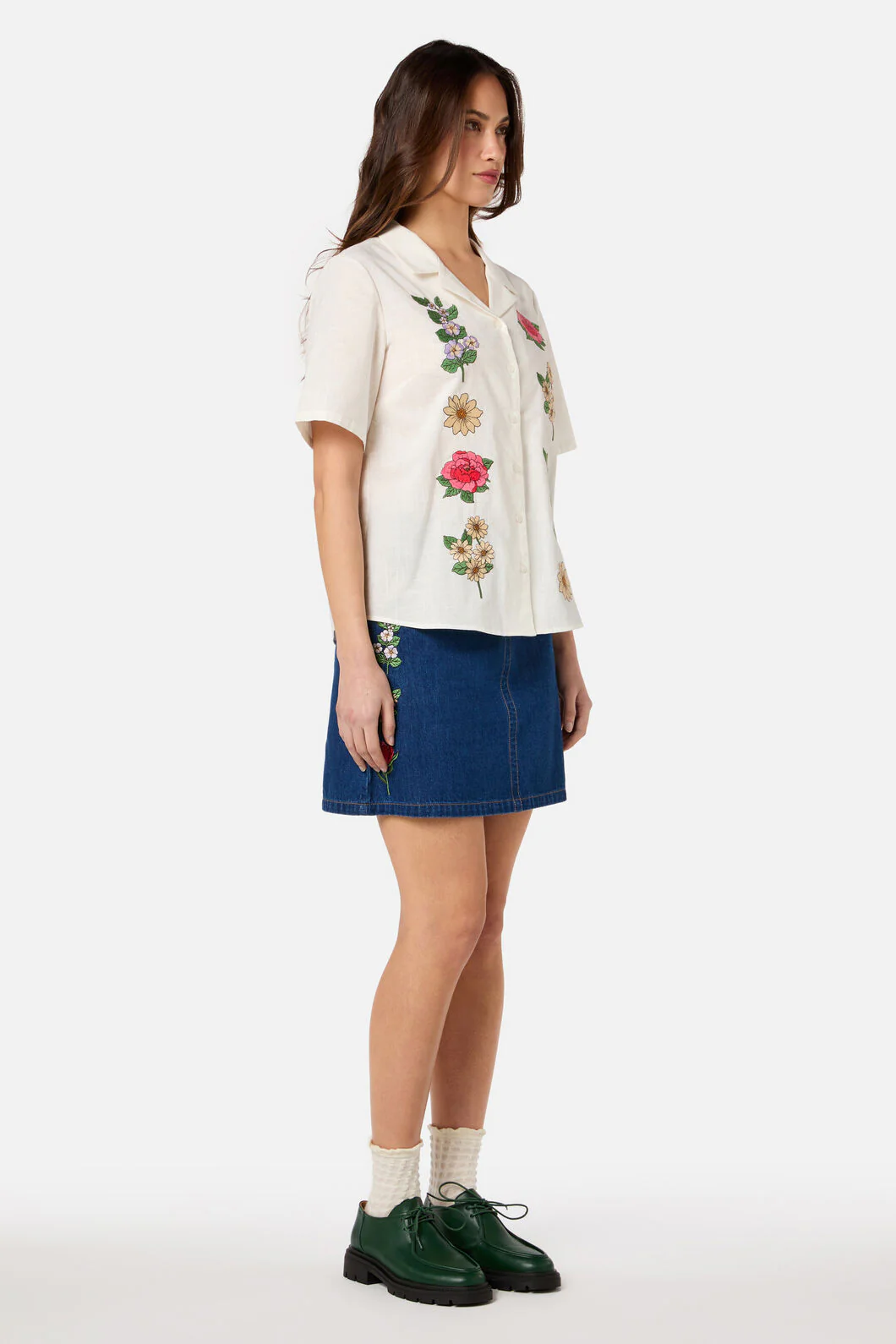 Fleur Embroidered Shirt - Image 6