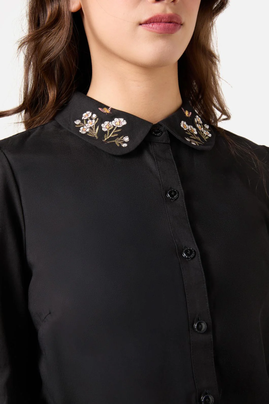Flora Bee Embroidered Blouse - Image 6