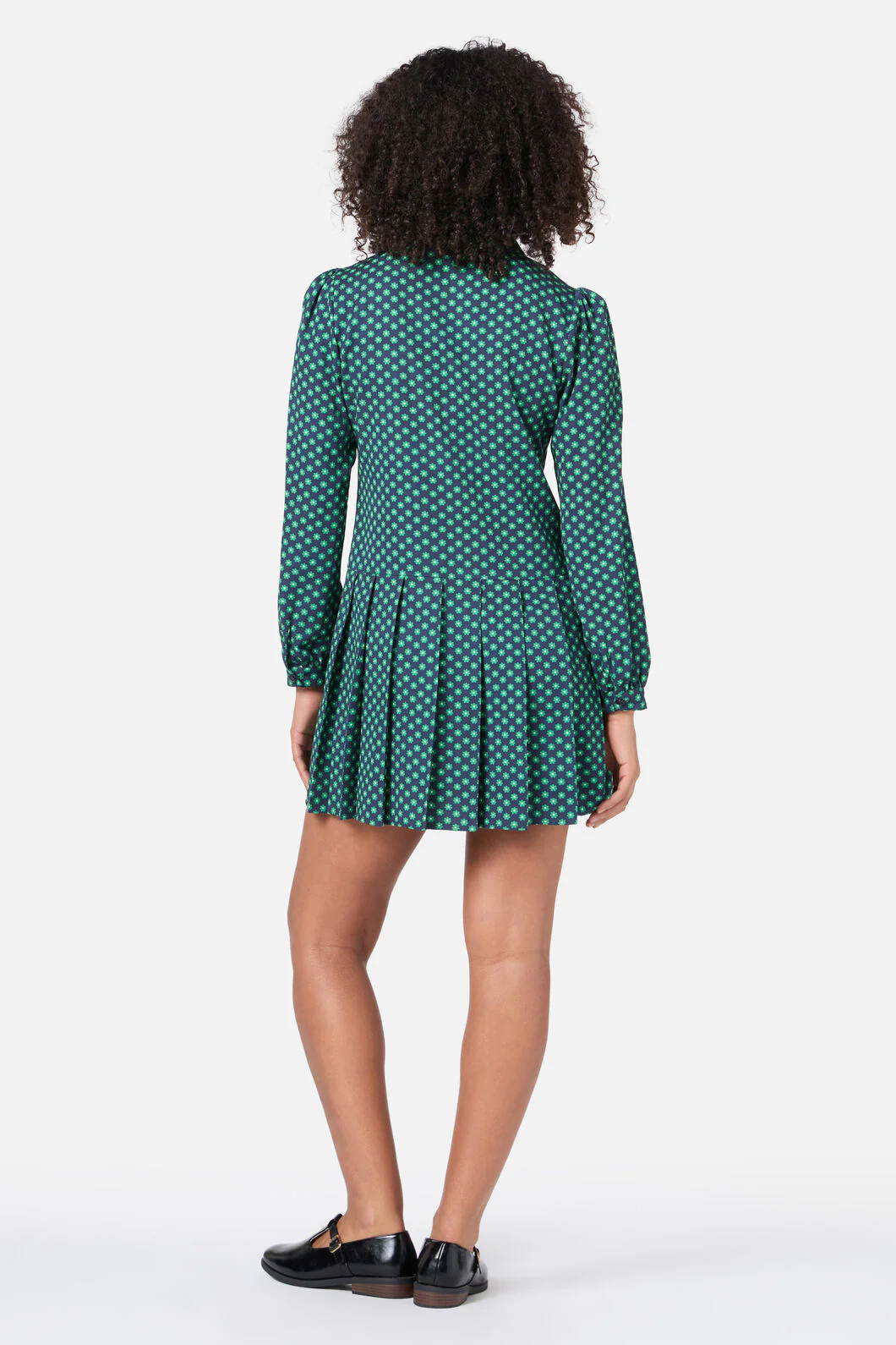 Flora Geo Shirt Dress - Image 10