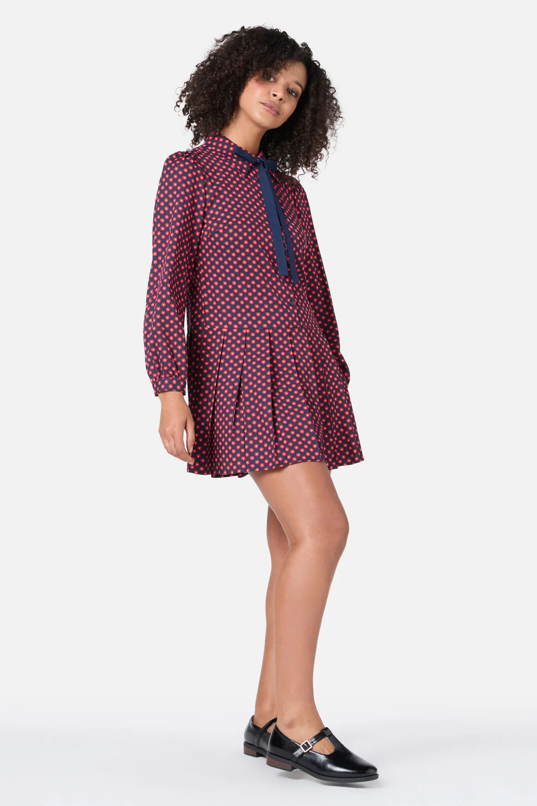 Flora Geo Shirt Dress - Image 4