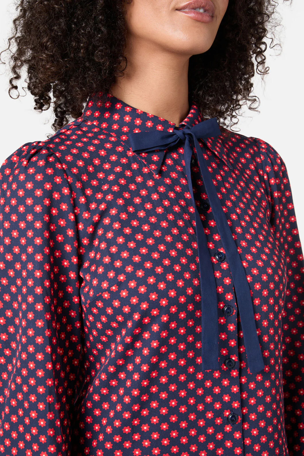 Flora Geo Shirt Dress - Image 6