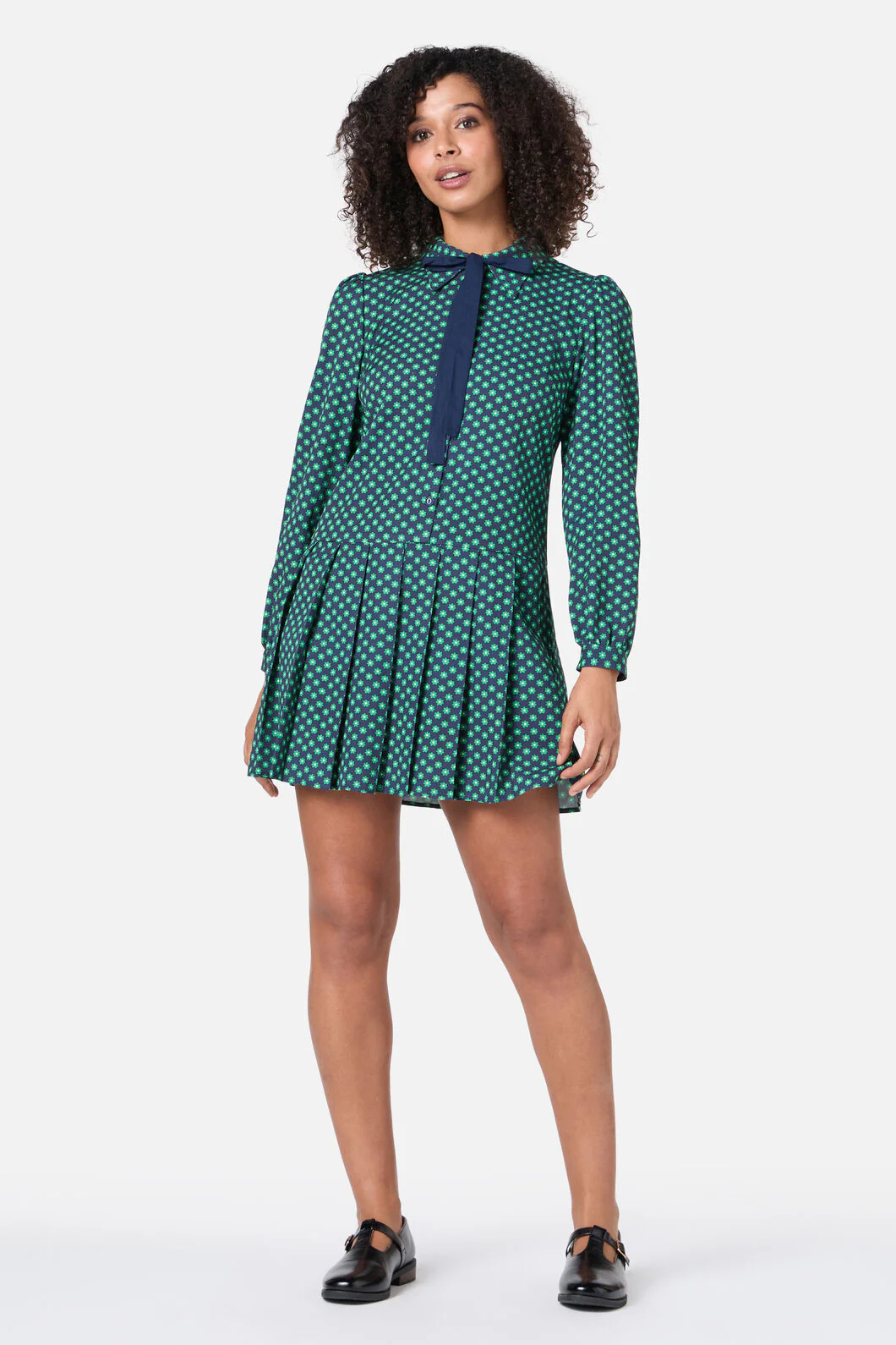 Flora Geo Shirt Dress - Image 8