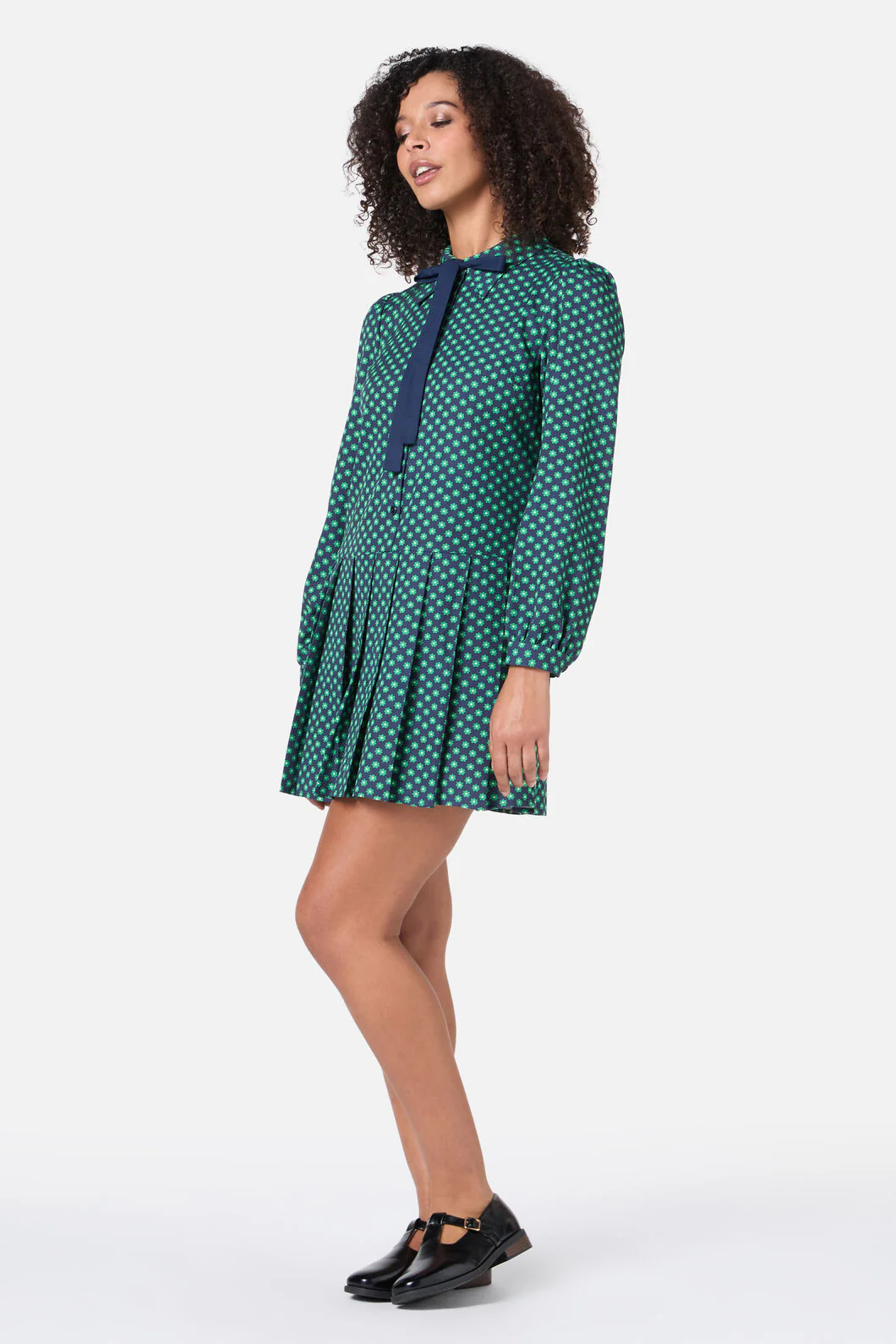 Flora Geo Shirt Dress - Image 9