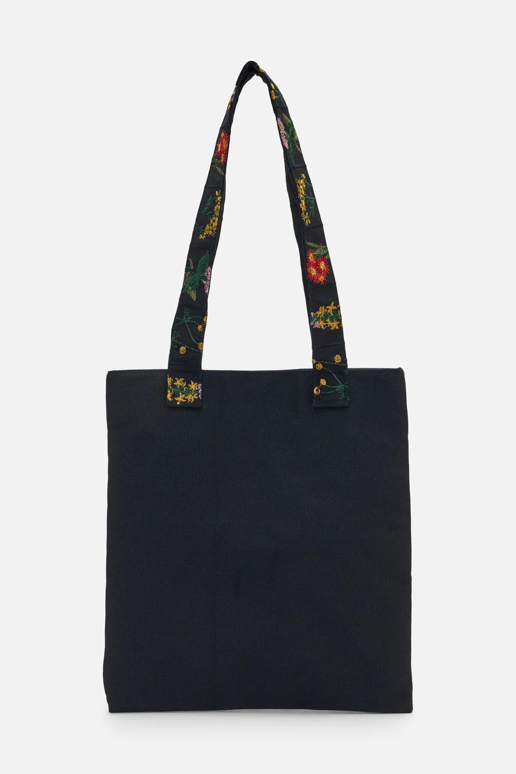 Floral Embroidered Tote - Image 6