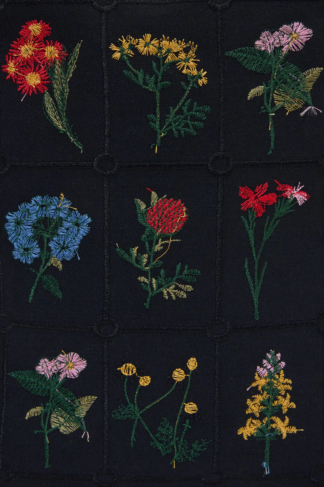 Floral Embroidered Tote - Image 7