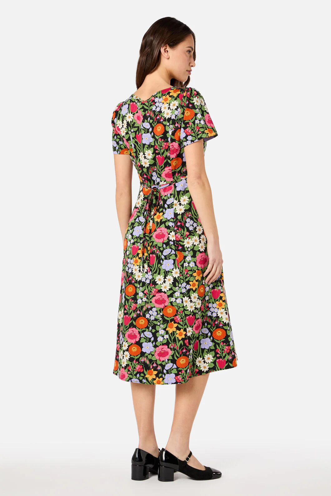 Floral Field Midi Dress - Image 6