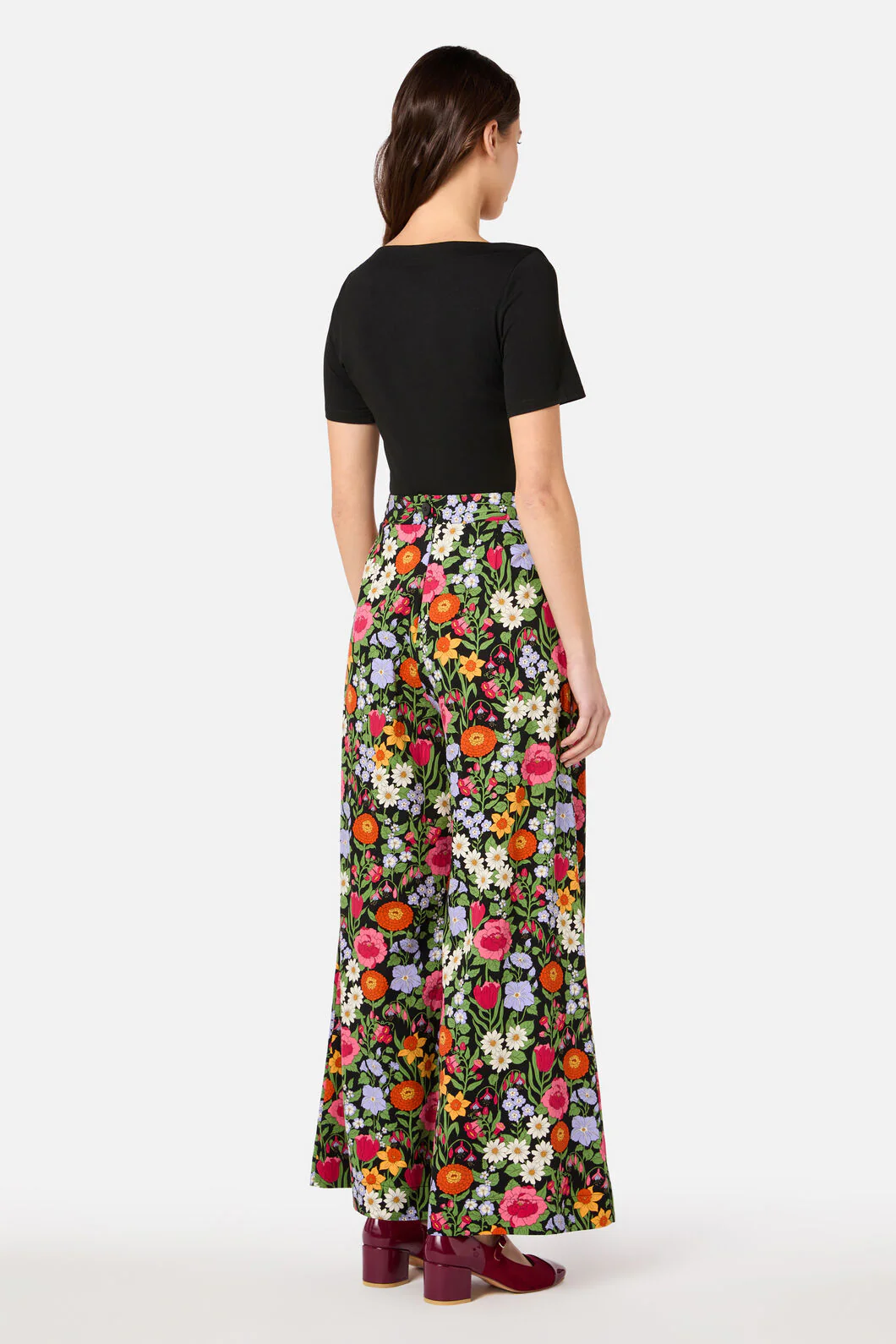 Floral Field Palazzo Pant - Image 4