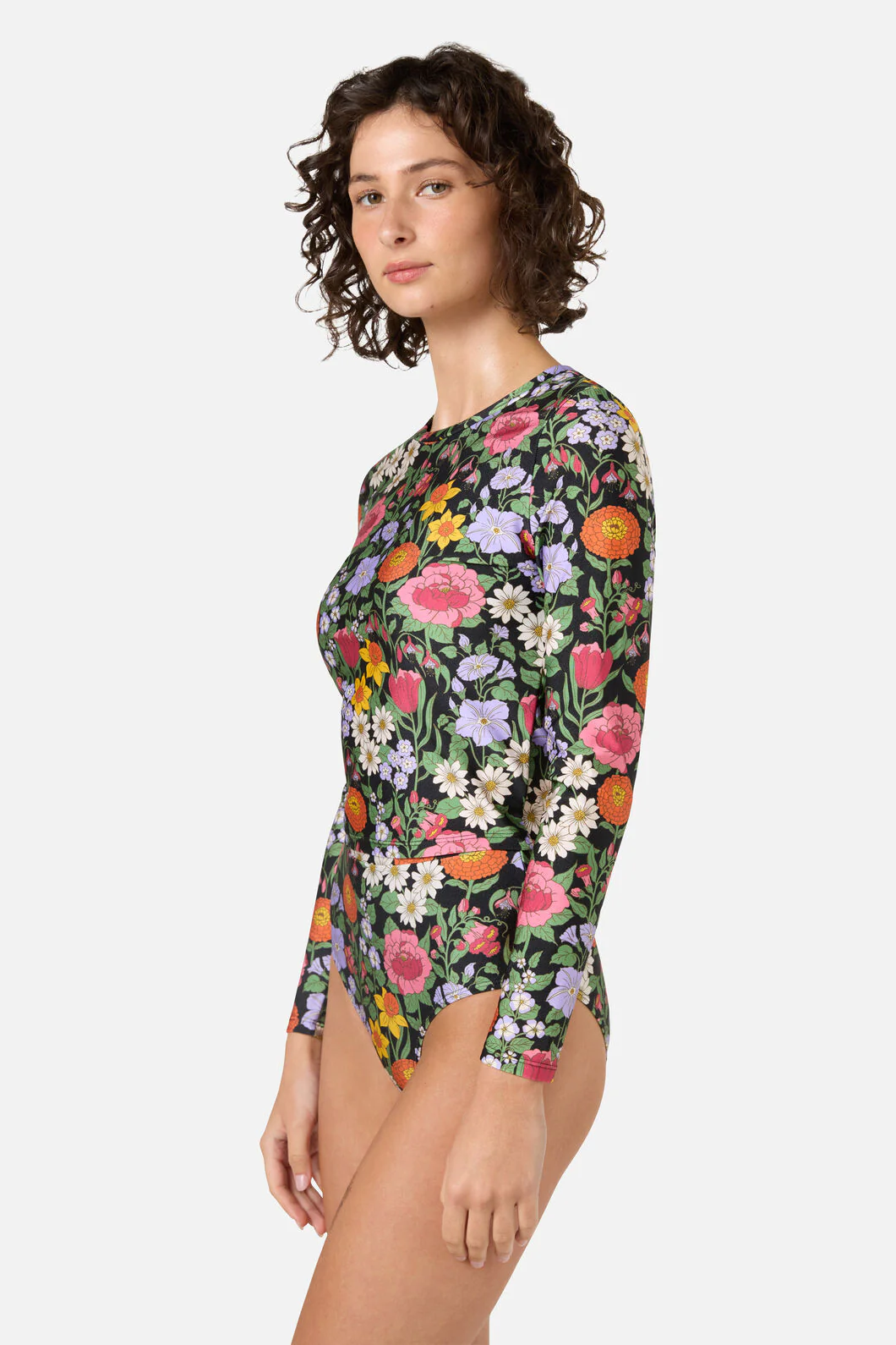 Floral Field Rashie Swim Top - Image 3
