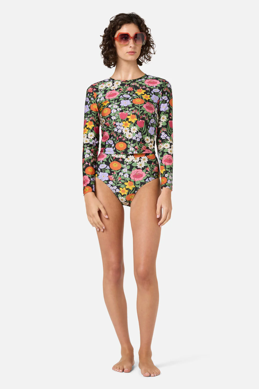 Floral Field Rashie Swim Top - Image 6