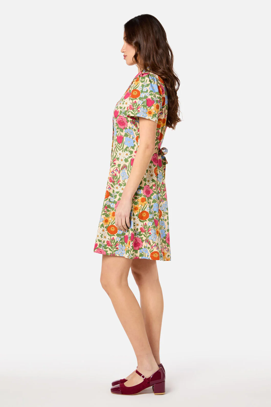 Floral Field Shirt Dress - Image 6