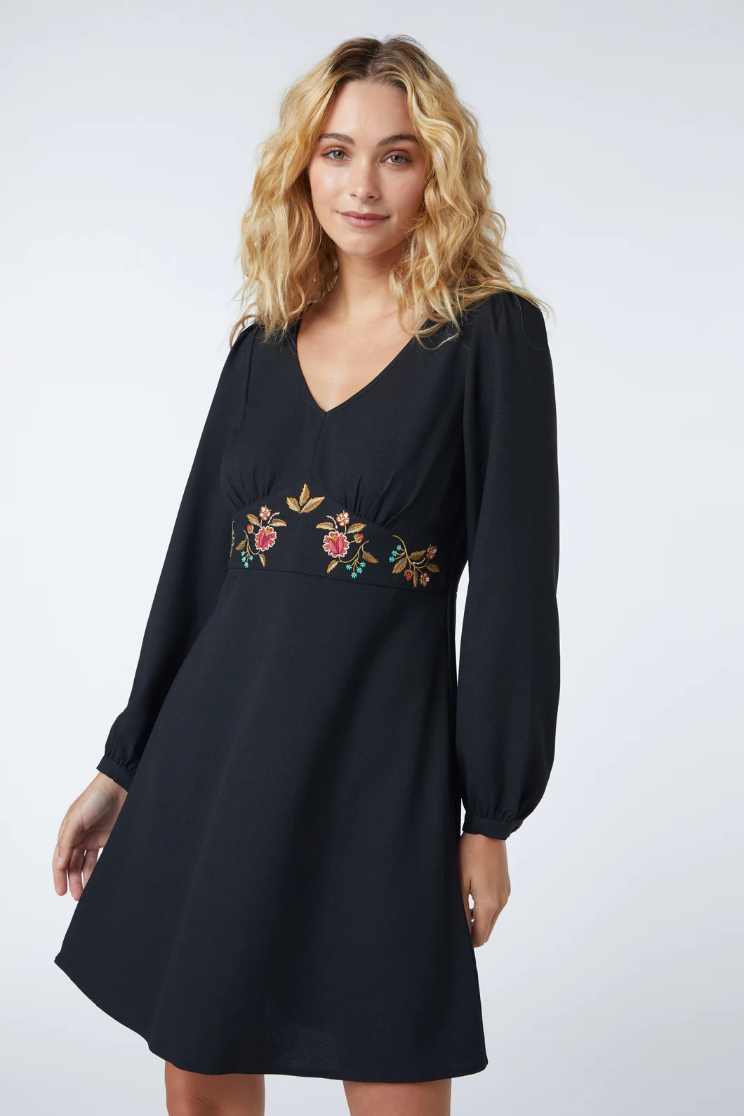 Florence Embroidered Dress - Image 2