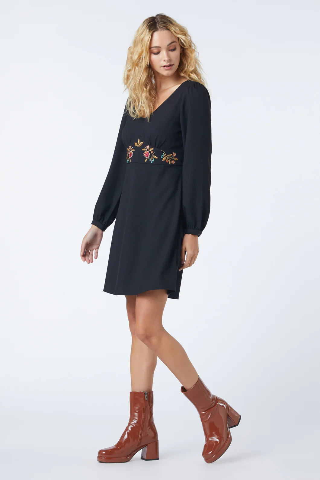 Florence Embroidered Dress - Image 3