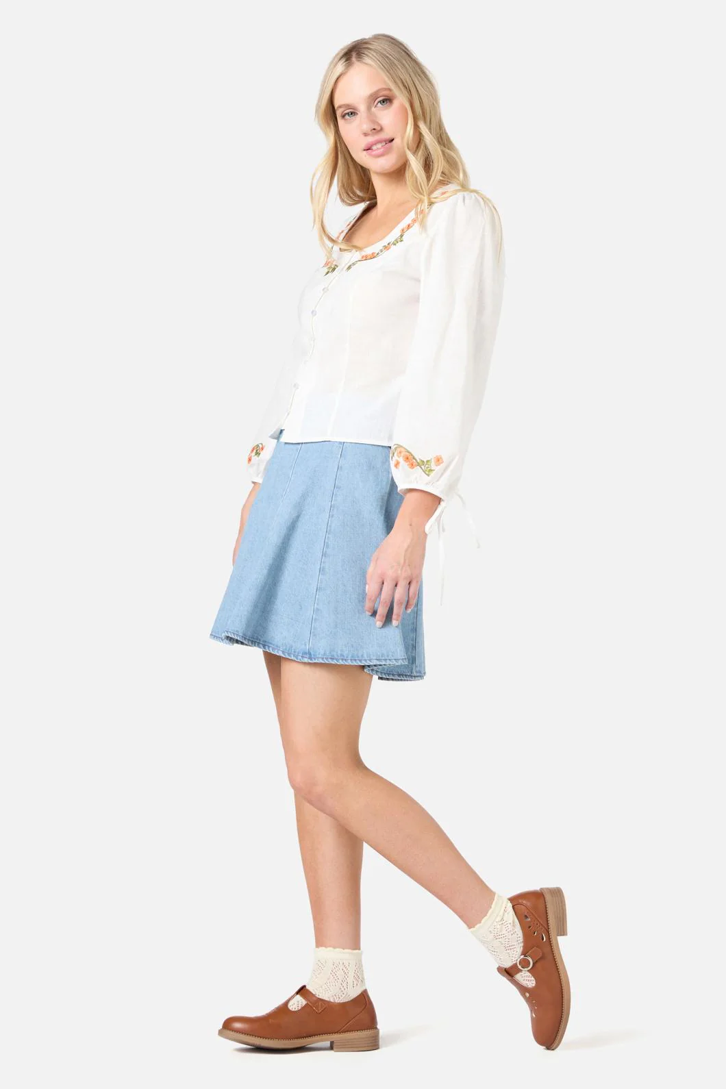 Flower Child Embroidered Top - Image 4
