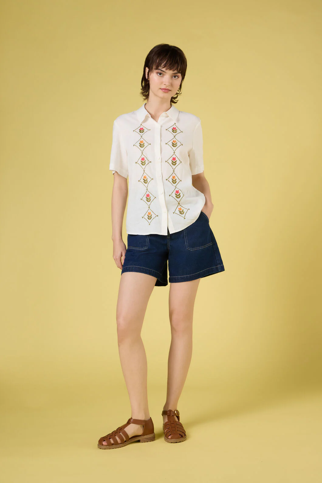 Flower Girl Embroidered Shirt - Image 5