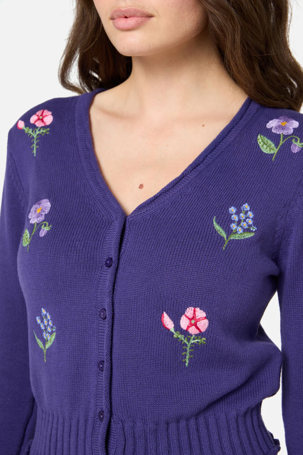Flower Patch Emb Cardigan - Image 5
