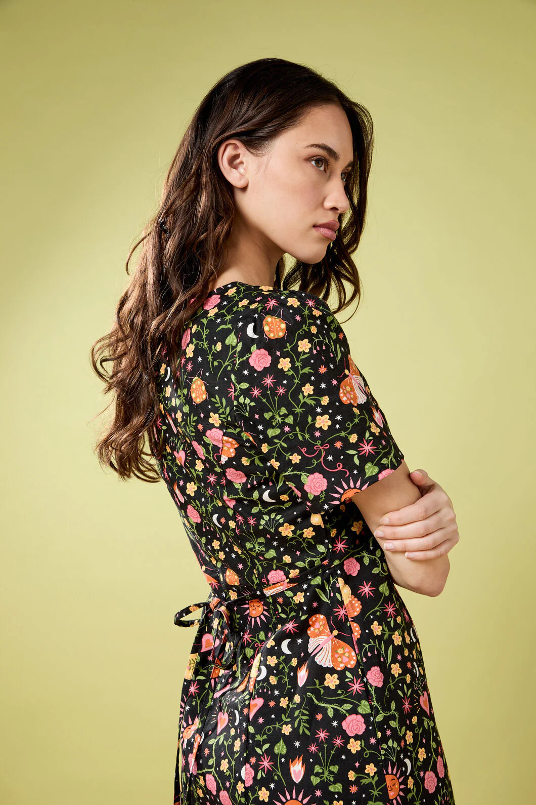 Folk Art Midi Dress - Image 7