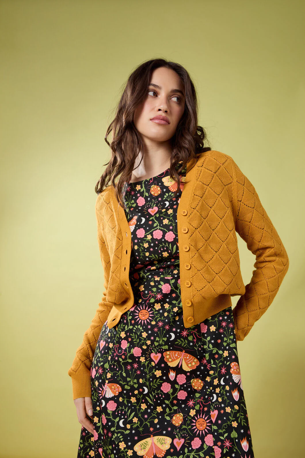 Folk Art Midi Dress - Image 8