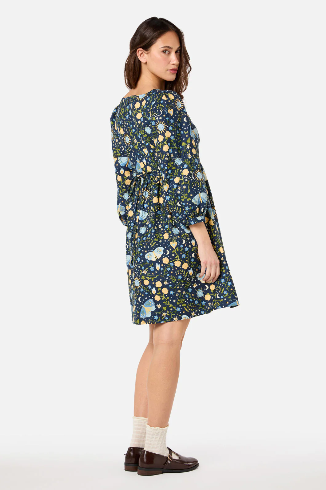 Folk Art Mini Dress - Image 4