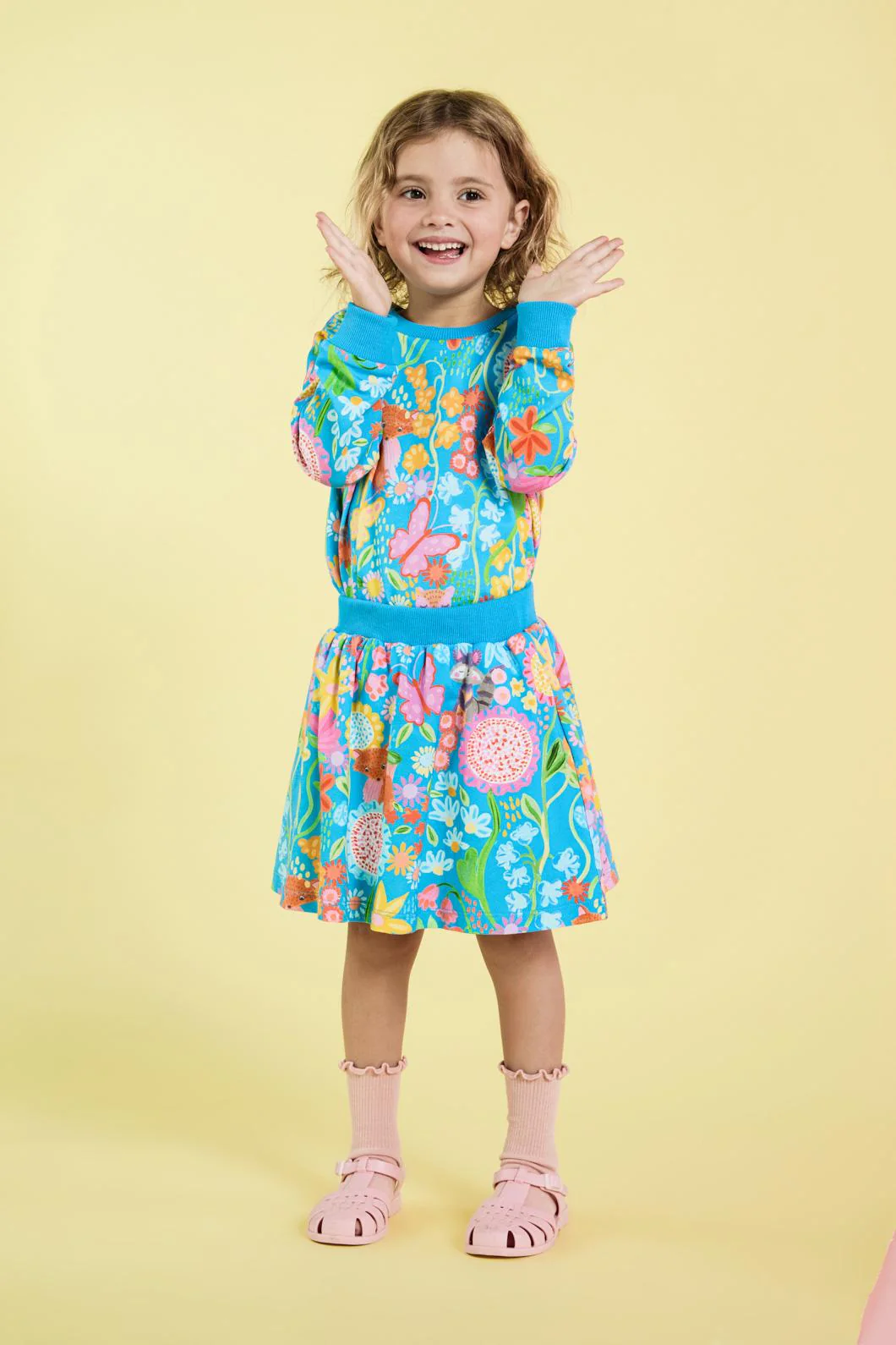 Folk Flower Kids Skirt - Image 3