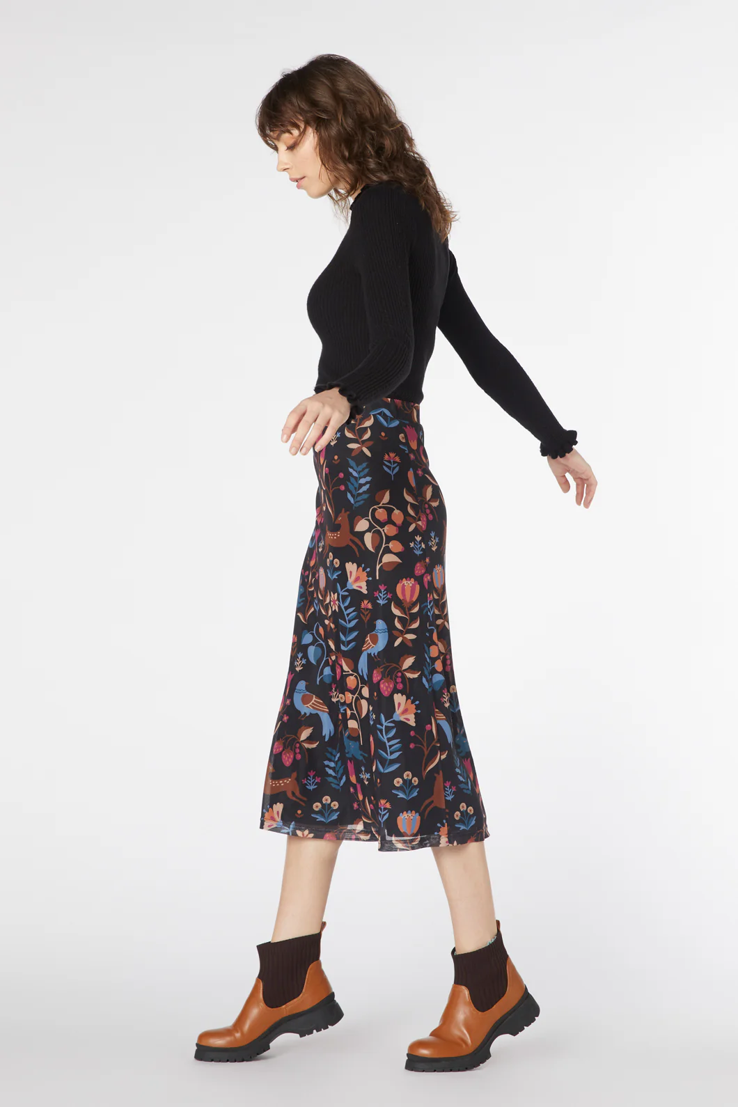 Folksy Karina Mesh Skirt - Image 3