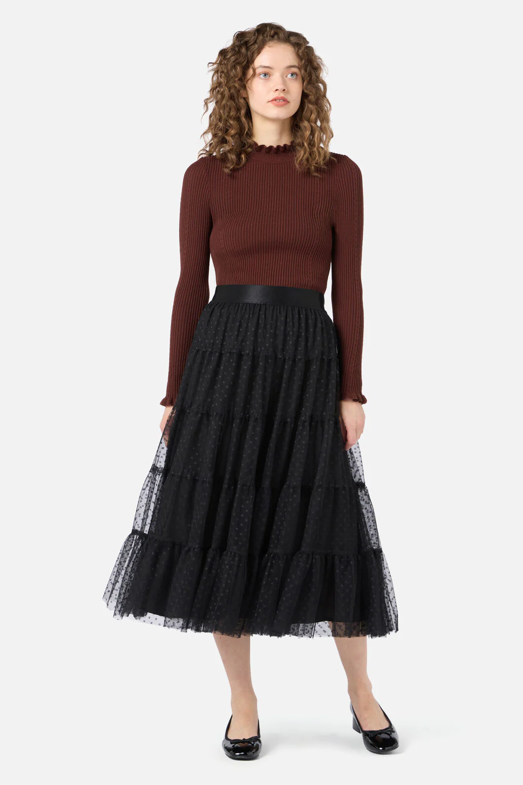 Francesca Tulle Midi Skirt