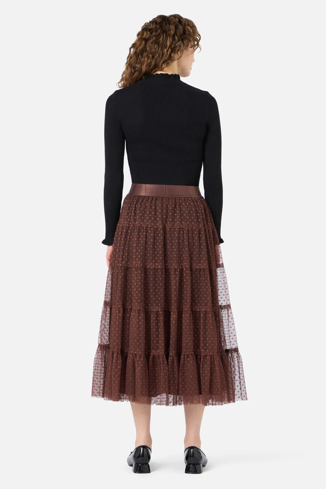Francesca Tulle Midi Skirt - Image 9