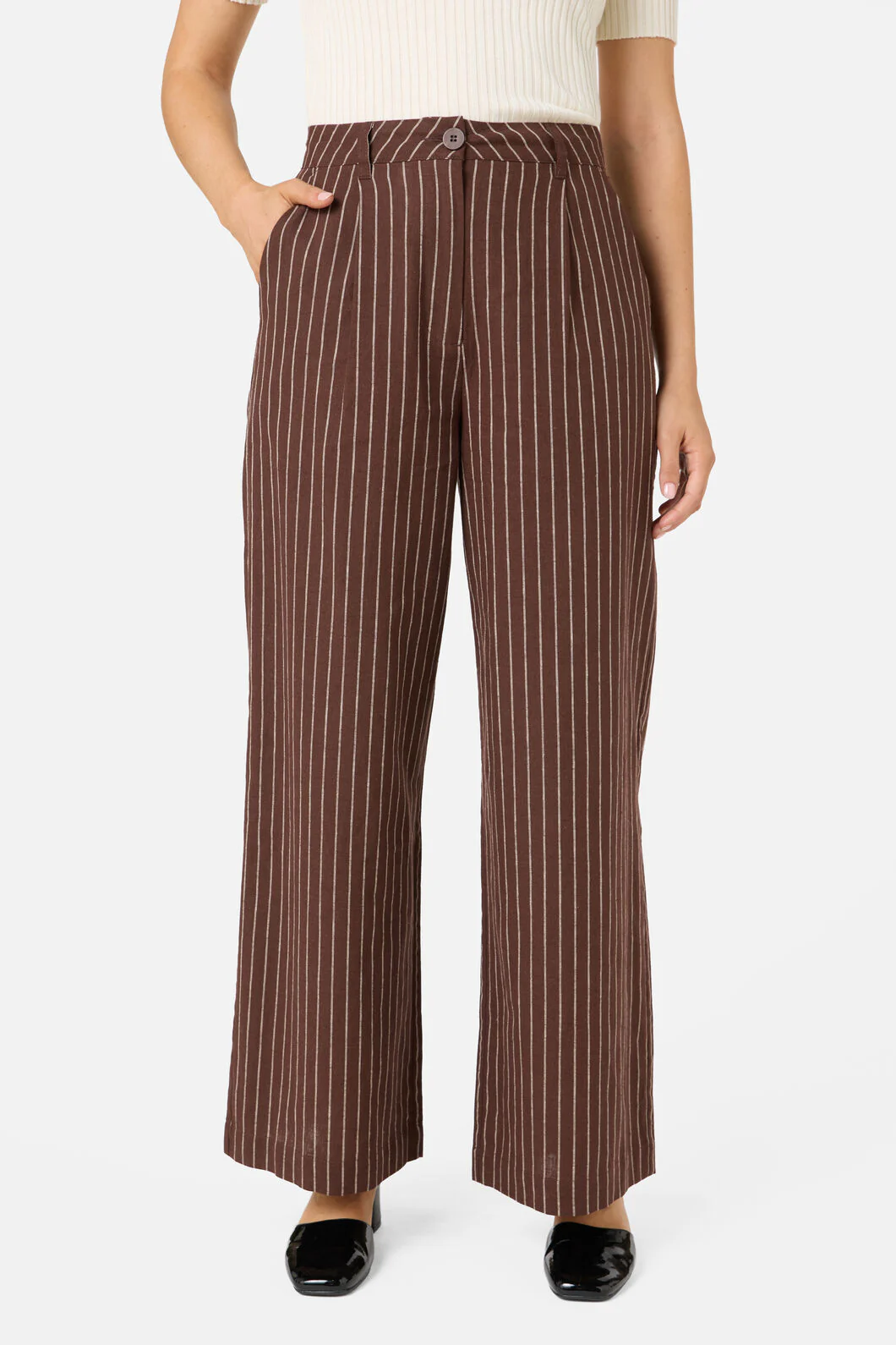 Frankie Pinstripe Pant - Image 11