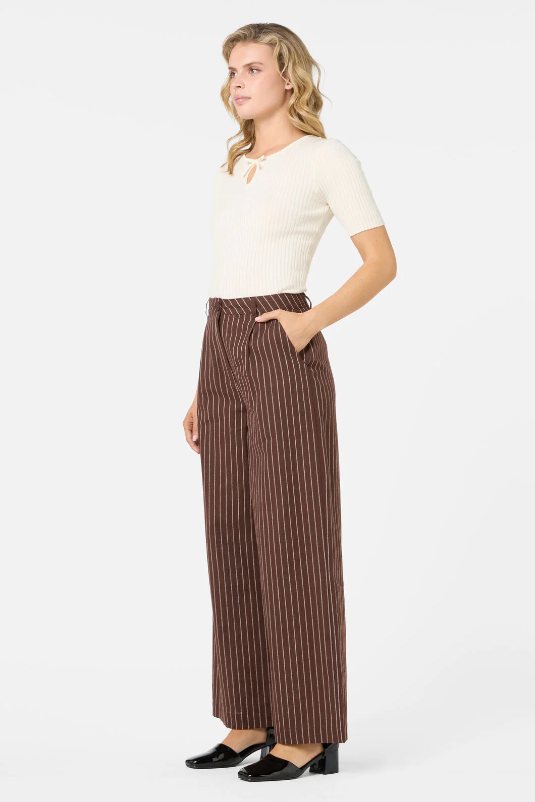 Frankie Pinstripe Pant - Image 12