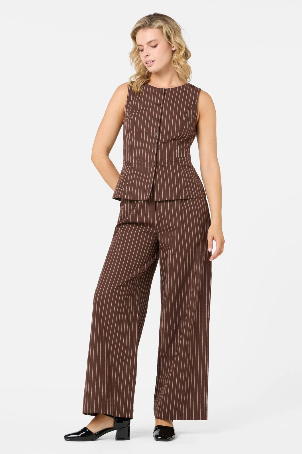 Frankie Pinstripe Pant - Image 14