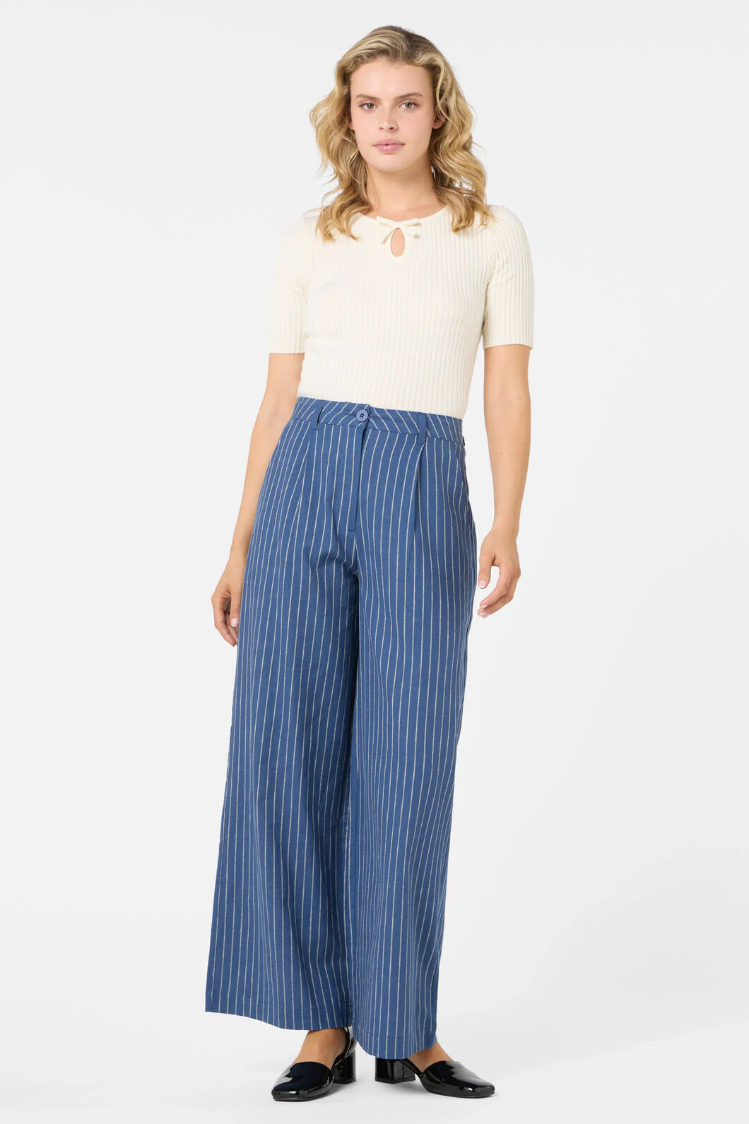 Frankie Pinstripe Pant - Image 2