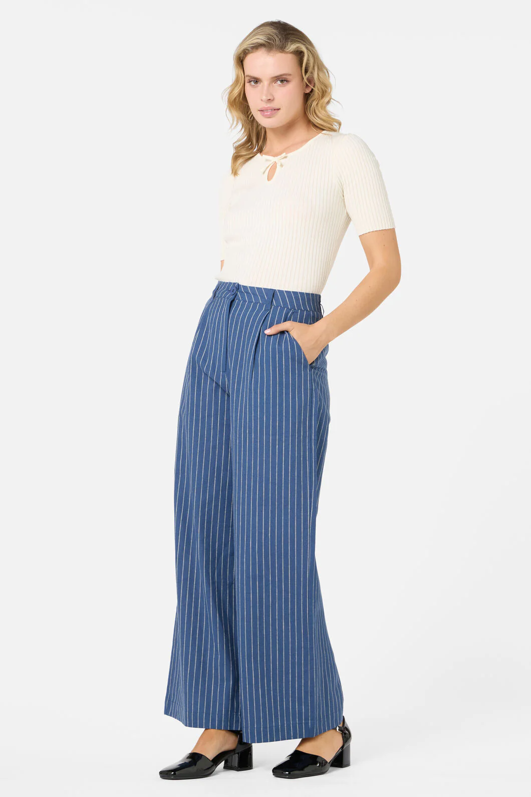 Frankie Pinstripe Pant - Image 6