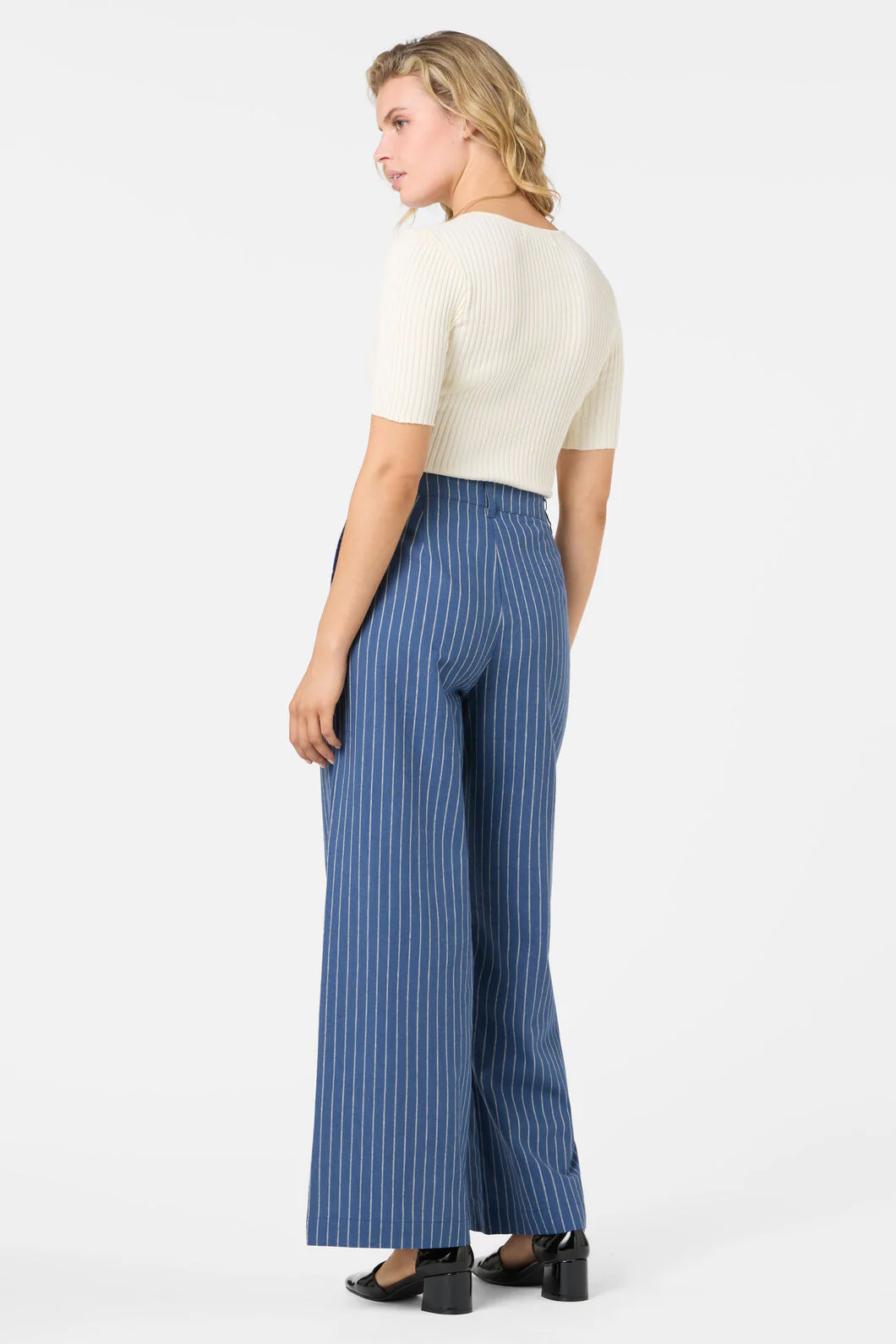 Frankie Pinstripe Pant - Image 7
