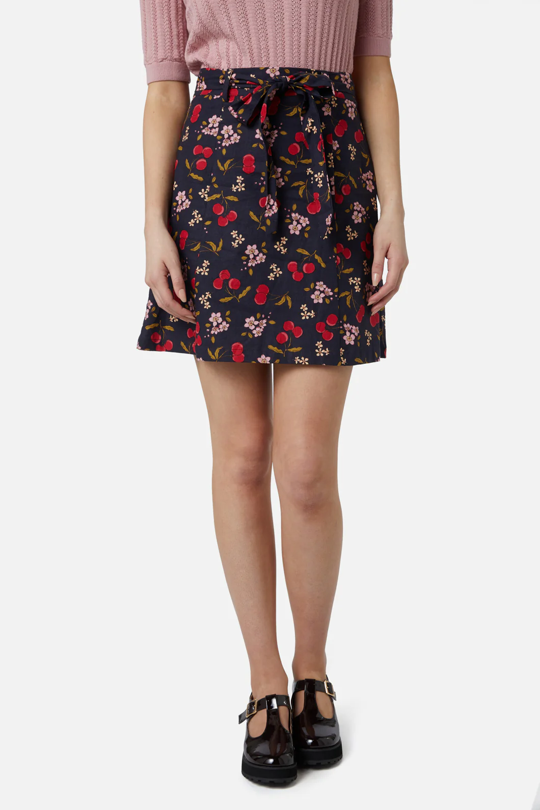 French Cherry Flippy Skirt - Image 9