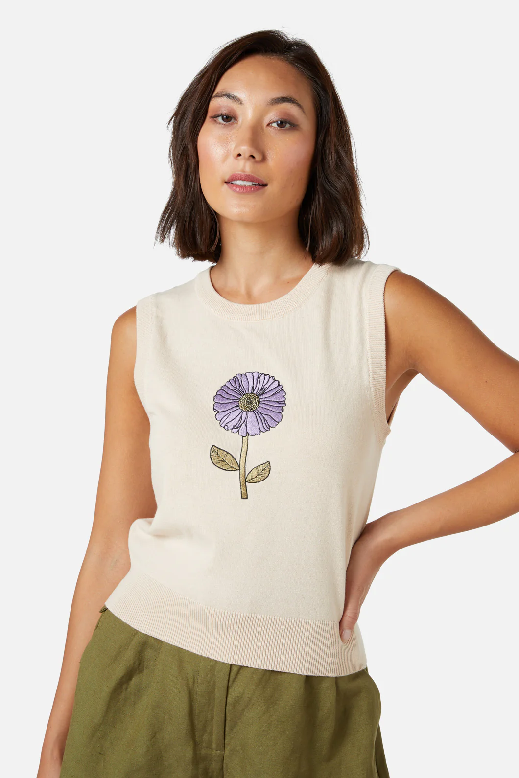 Fresh Blooms Emb Vest - Image 4