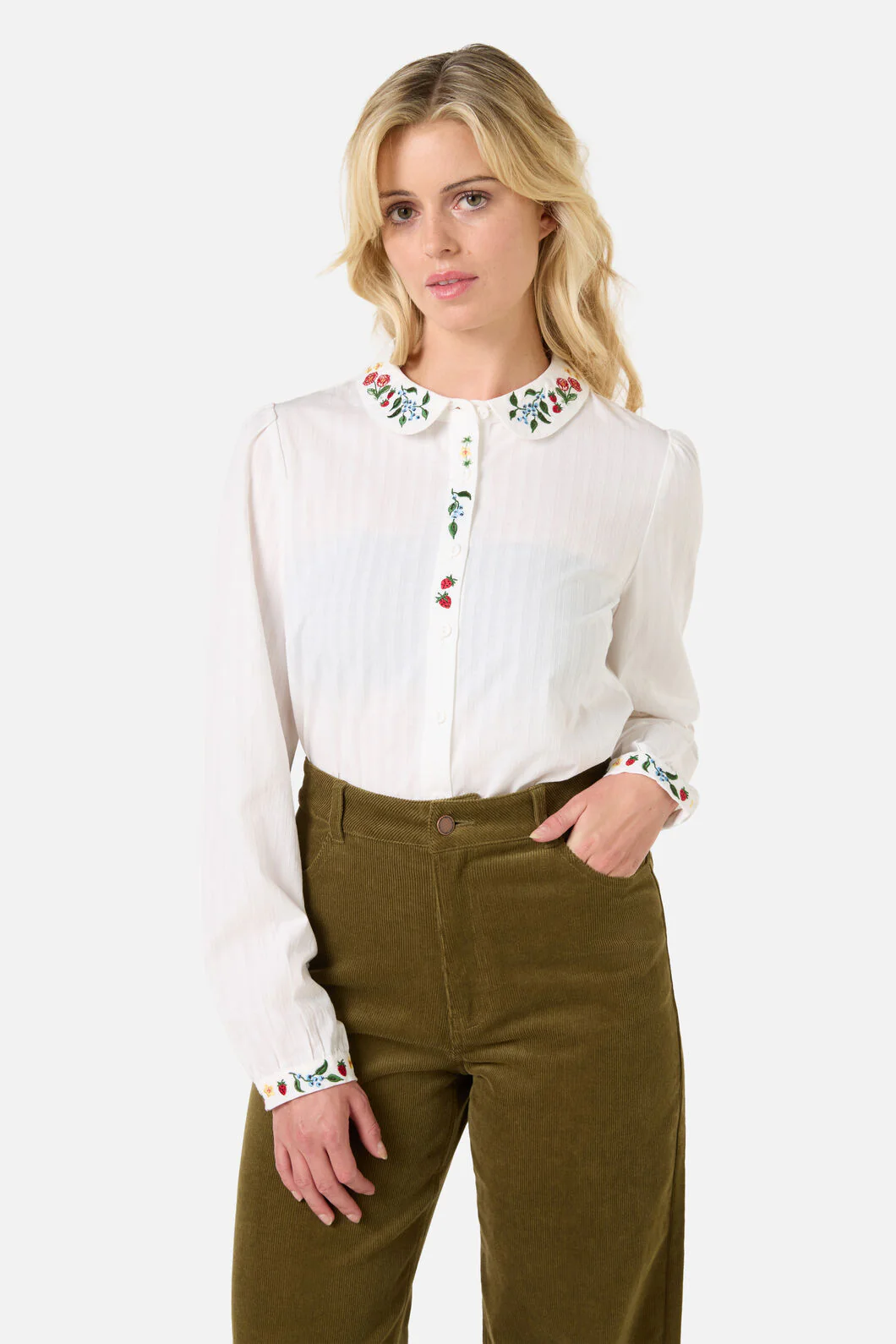 Garden Embroidered Blouse - Image 2