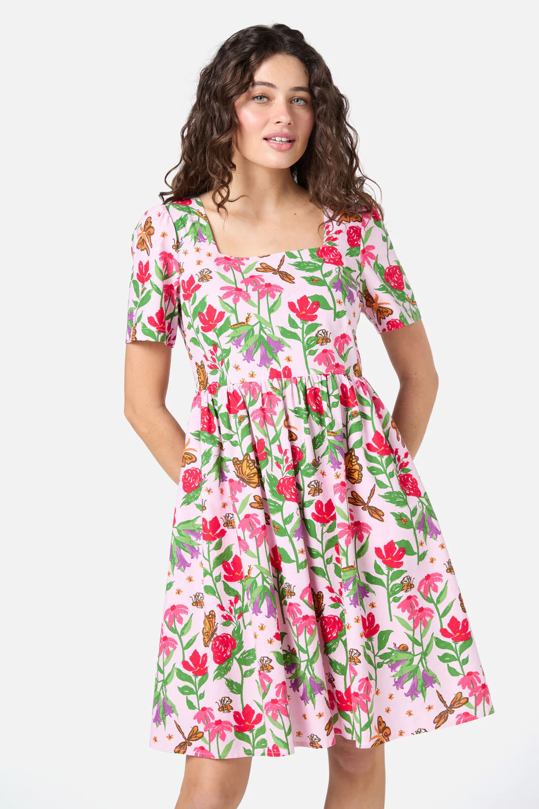 Garden Party Smock Dress - Image 3