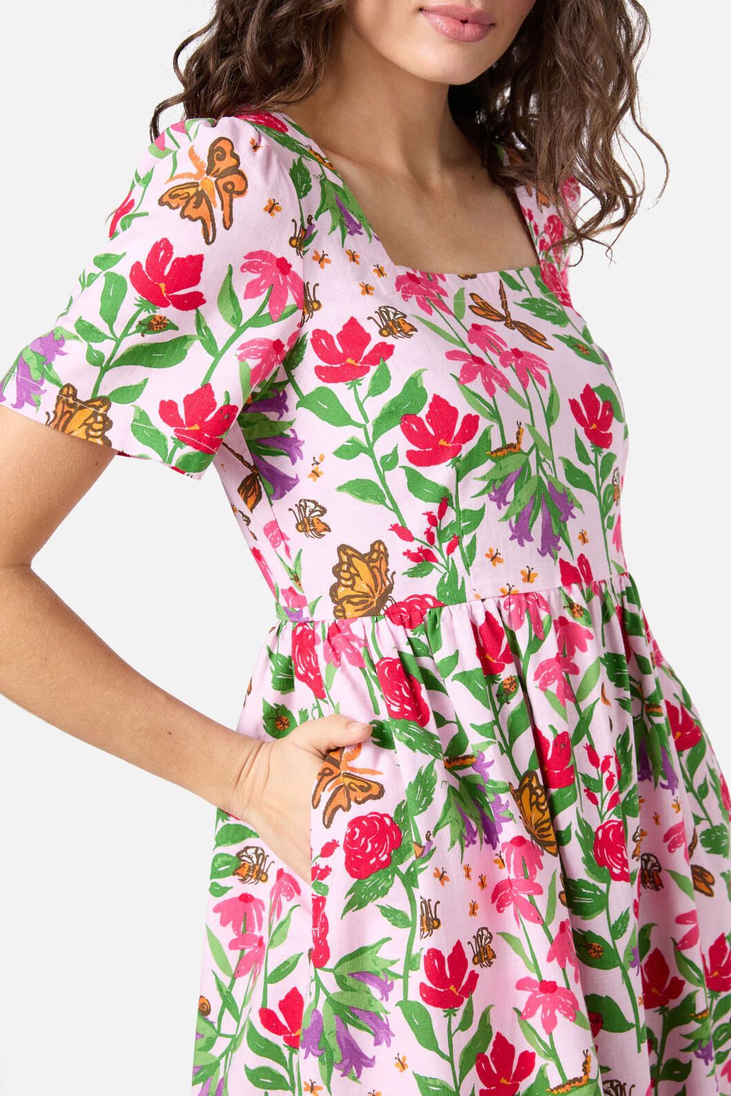 Garden Party Smock Dress - Image 7