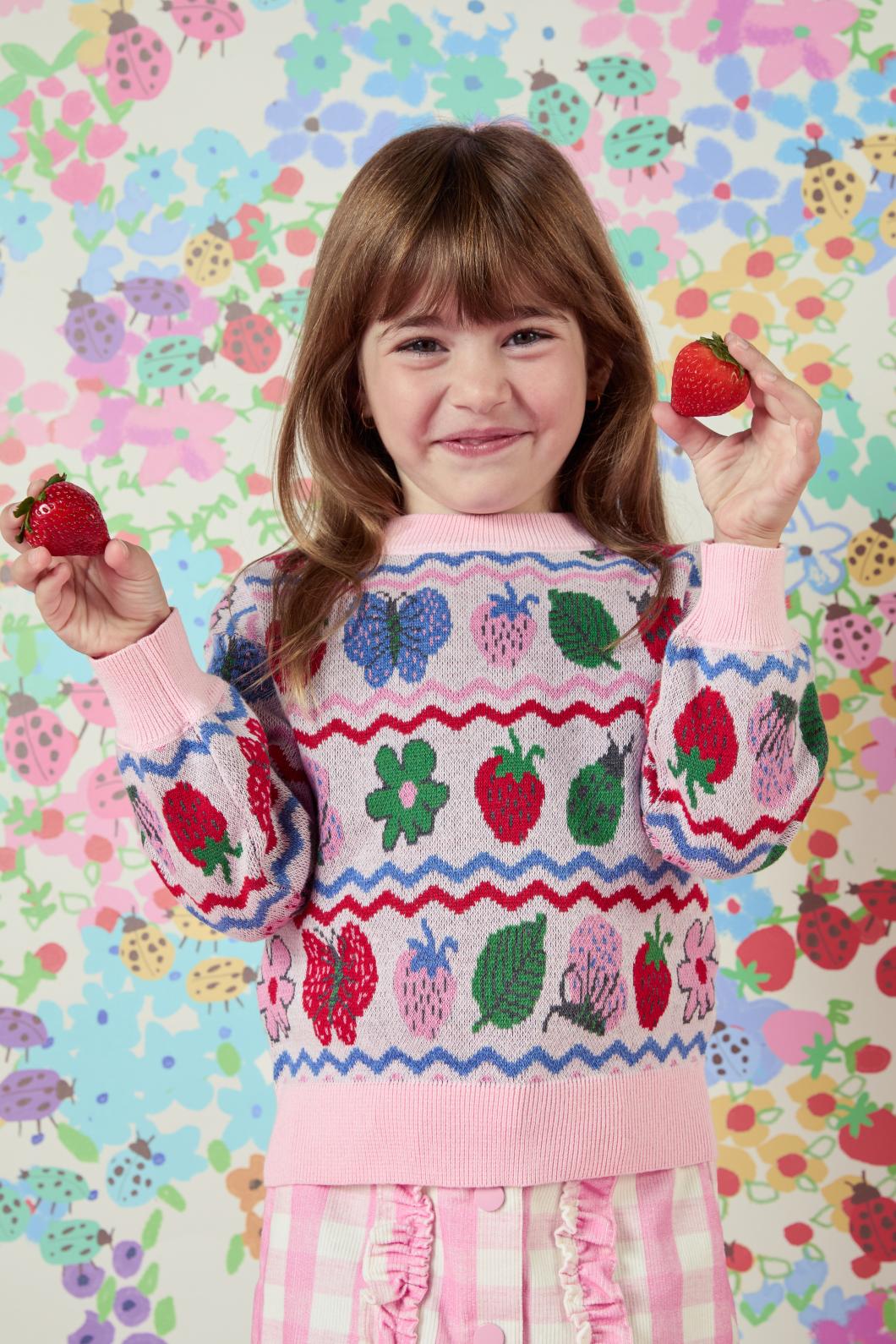 Garden Stripe Kids Knit - Image 3