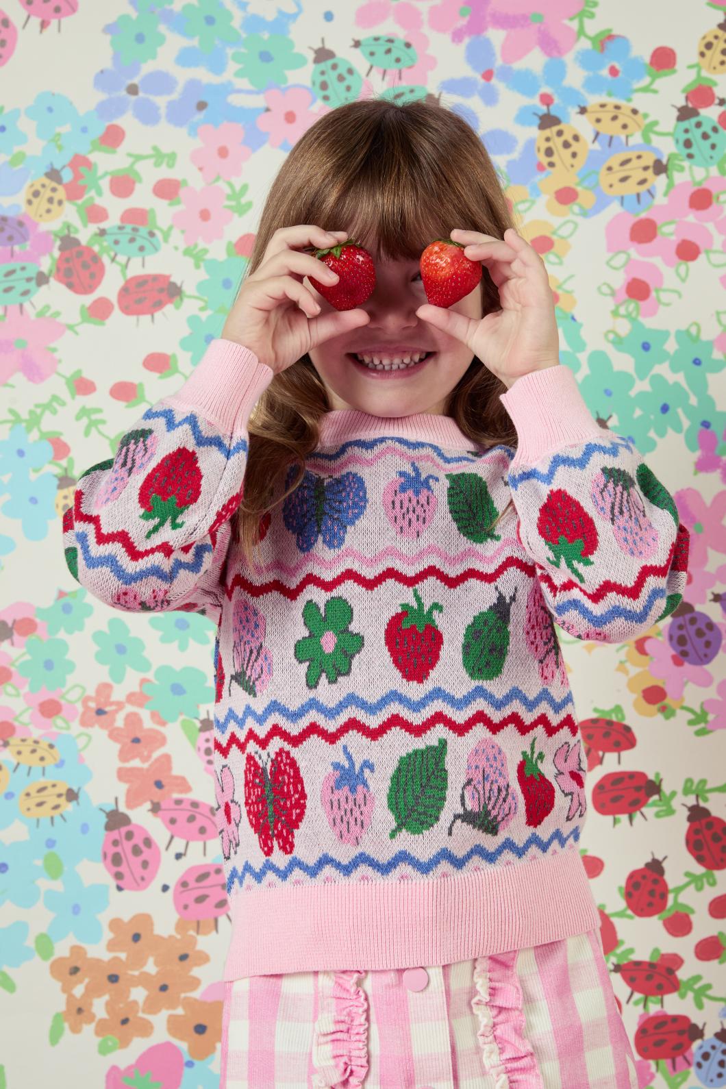 Garden Stripe Kids Knit - Image 4