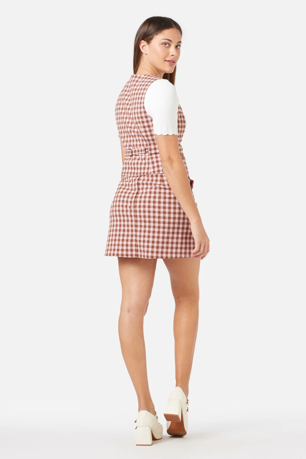 Gelati Gingham Vest - Image 4