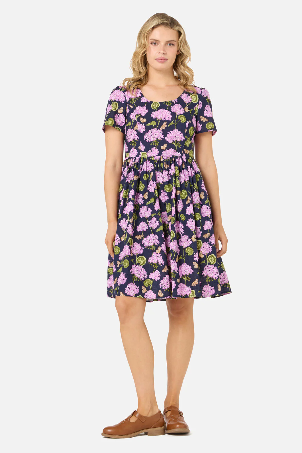 Geranium Flower Mini Dress - Image 4