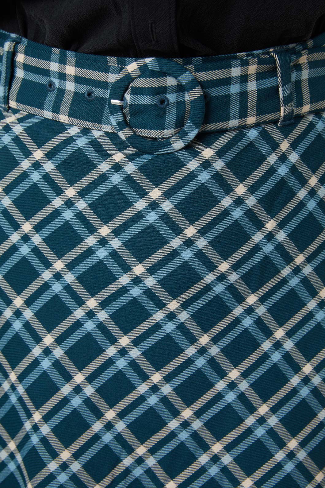Gina Check A Line Skirt - Image 9